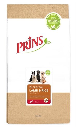 Prins Fit Selection Lamb & Rice 14 KG - Best4pets.nl