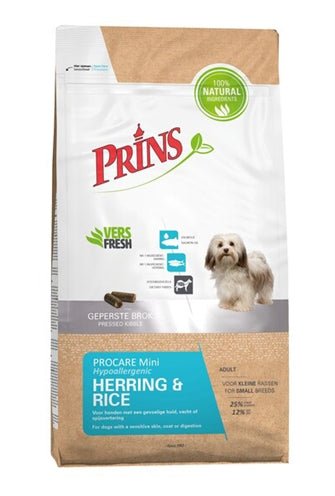 Prins Procare Adult Mini Herring / Rice Hypoallergenic - Best4pets.nl