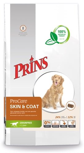 Prins Procare Graanvrij Skin & Coat 12 KG - Best4pets.nl