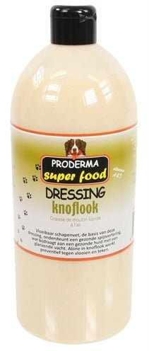 Proderma Vloeibaar Schapenvet Dressing Knoflook 1 LTR - Best4pets.nl