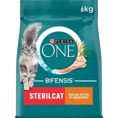 Purina One Sterilcat Kip En Tarwe 6 KG - Best4pets.nl