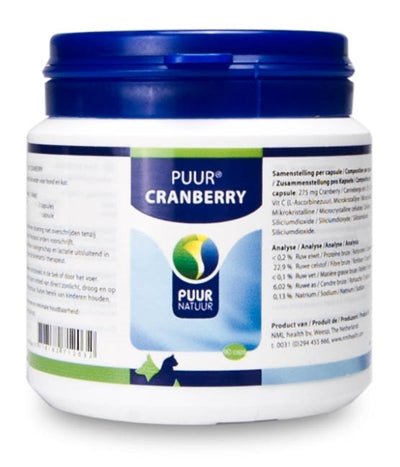 Puur Natuur Cranberry 90 CAPSULES - Best4pets.nl