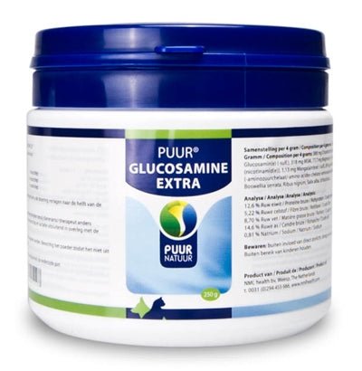 Puur Natuur Glucosamine Extra (Compleet) 250 GR - Best4pets.nl