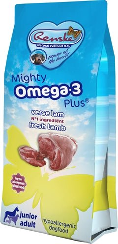 Renske Hond Mighty Omega Plus Lam 3 KG - Best4pets.nl