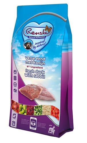 Renske Super Premium Adult Eend / Konijn - Best4pets.nl