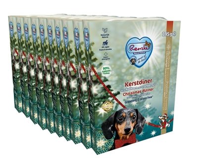 Renske Vers Vlees Kerstdiner Limited Edition Hondenvoer - Best4pets.nl