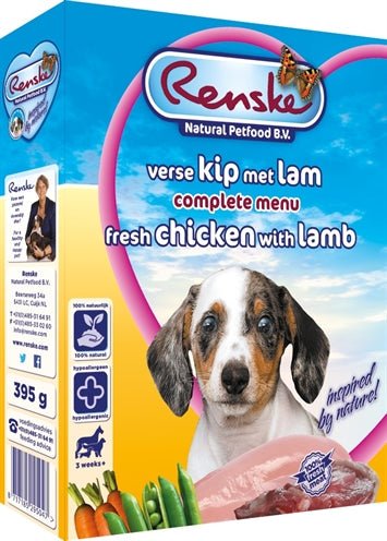 Renske Vers Vlees Puppy 395 GR (10 stuks) - Best4pets.nl