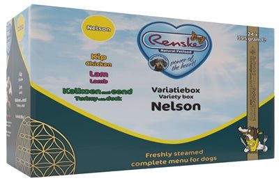 Renske Vers Vlees Variatiebox Nelson Kip / Lam / Kalkoen En Eend 24X395 GR - Best4pets.nl