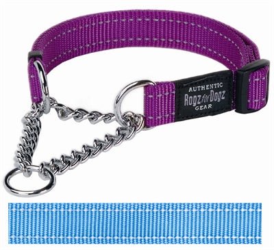 Rogz For Dogs Fanbelt Choker Turqouise 20 MMX34 - 56 CM - Best4pets.nl