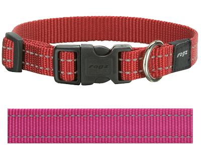 Rogz For Dogs Snake Halsband Roze 16 MMX26 - 40 CM - Best4pets.nl