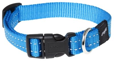 Rogz For Dogs Snake Halsband Turquoise 16 MMX26 - 40 CM - Best4pets.nl