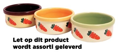 Rosewood Options Voerbak Wortel Design Assorti 12,5 CM - Best4pets.nl