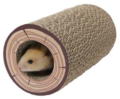 Rosewood Shred - A - Log Gevlochten Tunnel 19X7,5 CM - Best4pets.nl