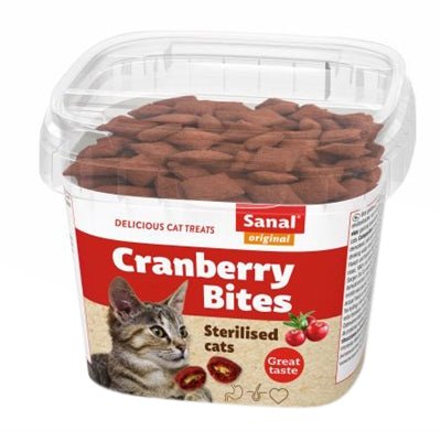 Sanal Cat Cranberry & Chickenbites Cup 75 GR - Best4pets.nl