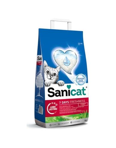 Sanicat 7 Days Aloe Vera Kattenbakvulling 4 LTR - Best4pets.nl