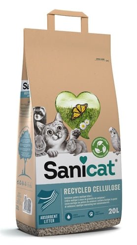 Sanicat Recycled Cellulose Pellets - Best4pets.nl