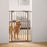 Savic Dog Barrier Afsluithek Met Kleine Deur Grijs - Best4pets.nl