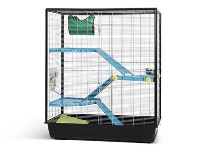 Savic rattenkooi Zeno 3 Knock Down Empire Antraciet - Best4pets.nl