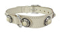 Sazzz Halsband Hond Adventure Stone Classic Leer Creme - Best4pets.nl