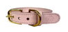 Sazzz Halsband Hond Braveheart Classic Leer Lichtroze - Best4pets.nl