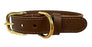 Sazzz Halsband Hond Braveheart Classic Leer Zadel Bruin - Best4pets.nl