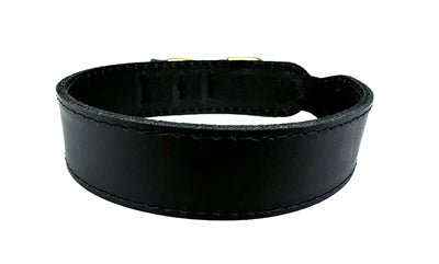 Sazzz Halsband Hond Pioneer Classic Leer Zwart - Best4pets.nl