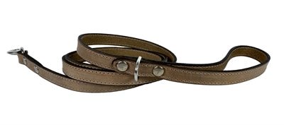 Sazzz Hondenriem Fearless Vintage Leer Beige - Best4pets.nl