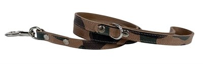 Sazzz Hondenriem Fearless Vintage Leer Camouflage - Best4pets.nl