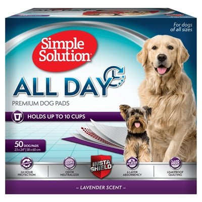 Simple Solution All Day Premium Dog Pads 50 ST - Best4pets.nl