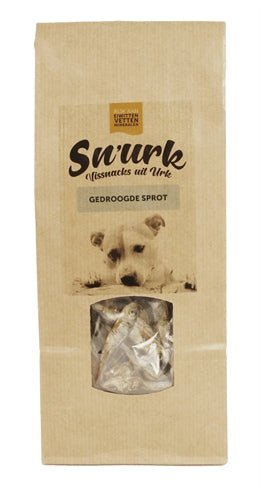 Sn'urk Snurk Gedroogde Sprot 75 GR - Best4pets.nl