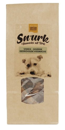 Sn'urk Snurk Gedroogde Vis Mix 75 GR - Best4pets.nl