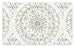 Tarhong Placemat Boho Medallion Taupe 48,5X29 CM - Best4pets.nl