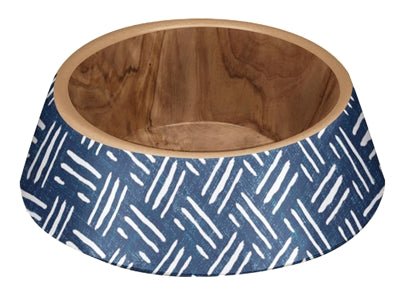 Tarhong Voerbak Hond Oasis Melamine Indigo Blauw 16X16X5 CM 350 ML - Best4pets.nl