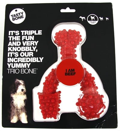 Tasty Bone Trio Bone Beef 18X12X5 CM - Best4pets.nl