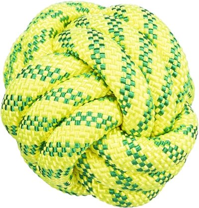 Trixie Aquatoy Bal Drijvend Tpr Geel / Groen 7X7X7 CM - Best4pets.nl