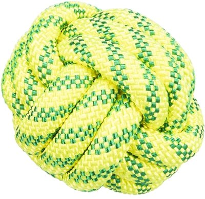 Trixie Aquatoy Bal Drijvend Tpr Geel / Groen 7X7X7 CM - Best4pets.nl