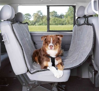 Trixie Auto - Hondendeken 4 - Seasons Zwart Grijs - Best4pets.nl