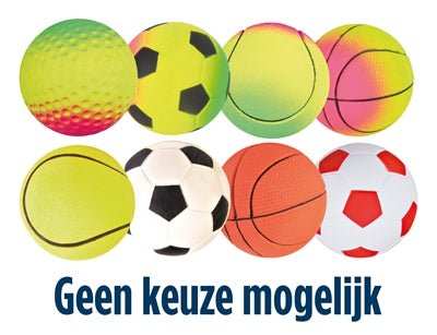 Trixie Bal Neon Drijvend Schuimrubber Assorti 4,5X4,5X4,5 CM - Best4pets.nl