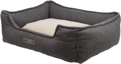 Trixie Be Eco Gerecycled Hondenmand Coline Hoekig Donkergrijs / Beige - Best4pets.nl