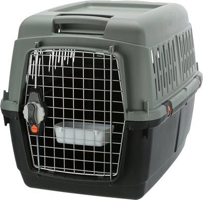 Trixie Be Eco Gerecycled Vervoersbox Giona Grijs / Antraciet - Best4pets.nl