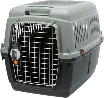 Trixie Be Eco Gerecycled Vervoersbox Giona Grijs / Antraciet - Best4pets.nl