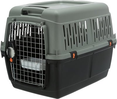 Trixie Be Eco Gerecycled Vervoersbox Giona Grijs / Antraciet - Best4pets.nl