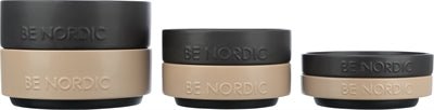 Trixie Be Nordic Voerbak Hond Keramiek/ Rubber Taupe - Best4pets.nl