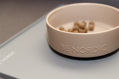 Trixie Be Nordic Voerbak Hond Keramiek/ Rubber Taupe - Best4pets.nl