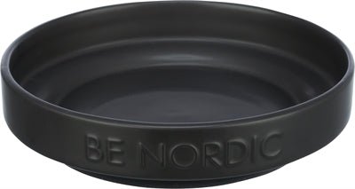 Trixie Be Nordic Voerbak Kat Keramiek / Rubber Zwart - Best4pets.nl