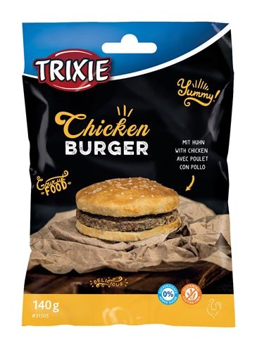 Trixie Chicken Burger 9 CM 140 GR - Best4pets.nl