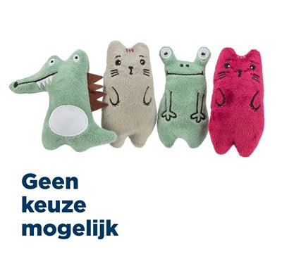 Trixie Dieren Pluche Met Catnip Assorti - Best4pets.nl