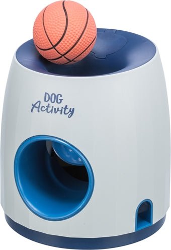 Trixie Dog Activity Strategiespel Ball&Treat Wit / Blauw 17X17X18 CM - Best4pets.nl