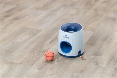 Trixie Dog Activity Strategiespel Ball&Treat Wit / Blauw 17X17X18 CM - Best4pets.nl