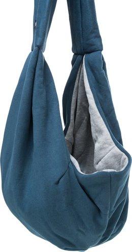 Trixie Draagtas Buikdrager Sling Blauw / Grijs 22X20X60 CM - Best4pets.nl